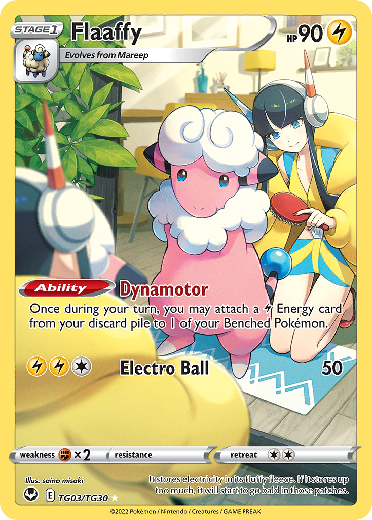 Silver Tempest Trainer Gallery Holo Flaaffy #TG3/30